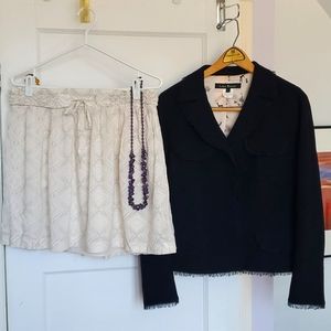 Shelley's Bundle: Lida Baday jacket, Club Monaco skirt, Amethyst necklace
